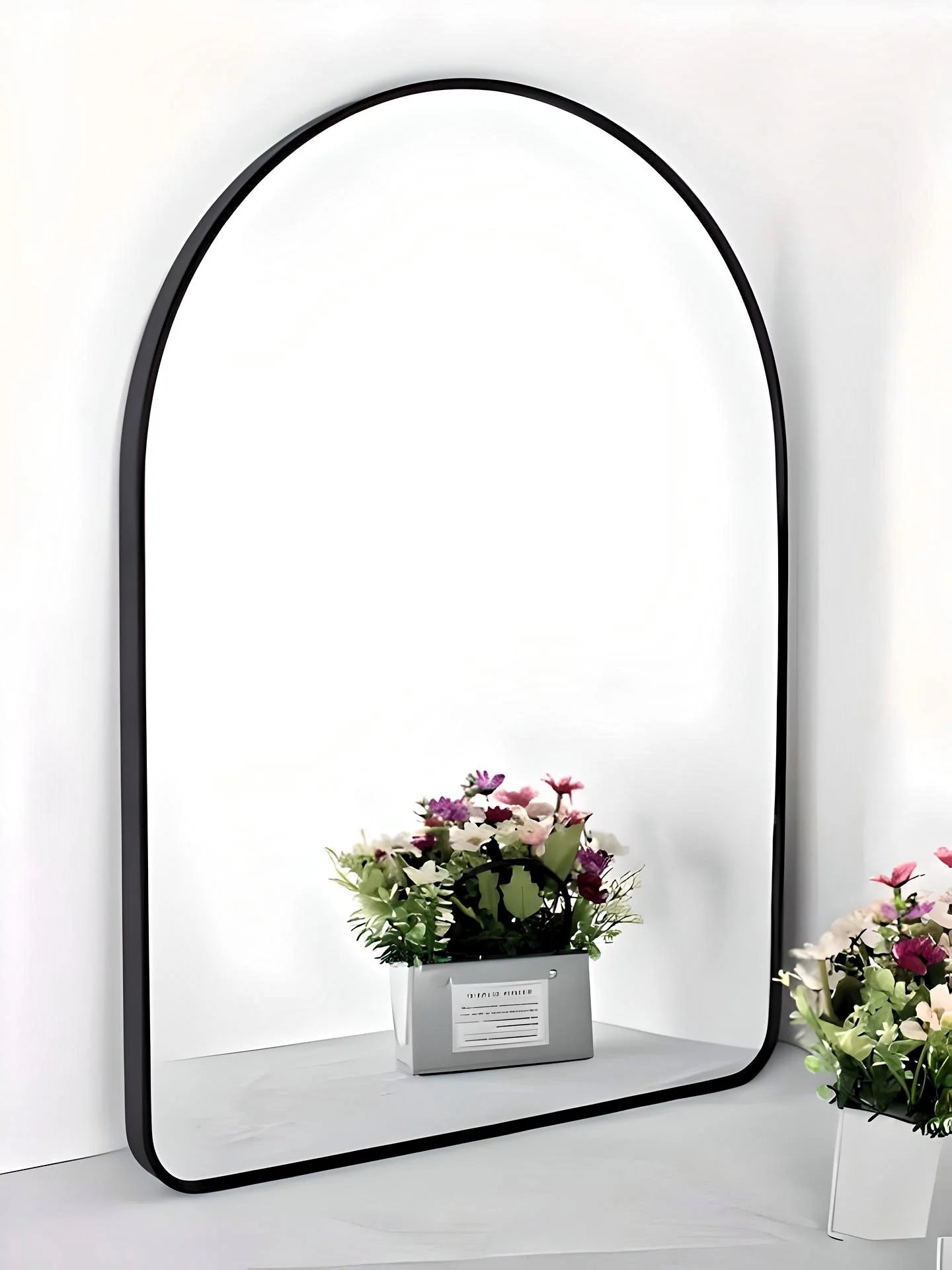 black Half Round Shape