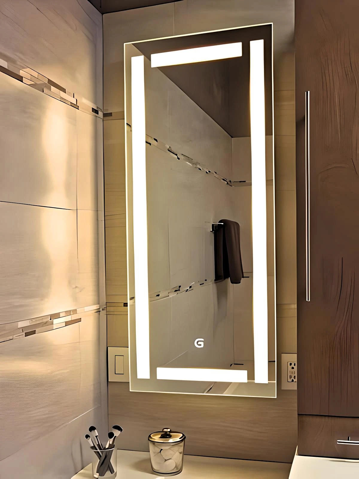 Wall Mirror in Light