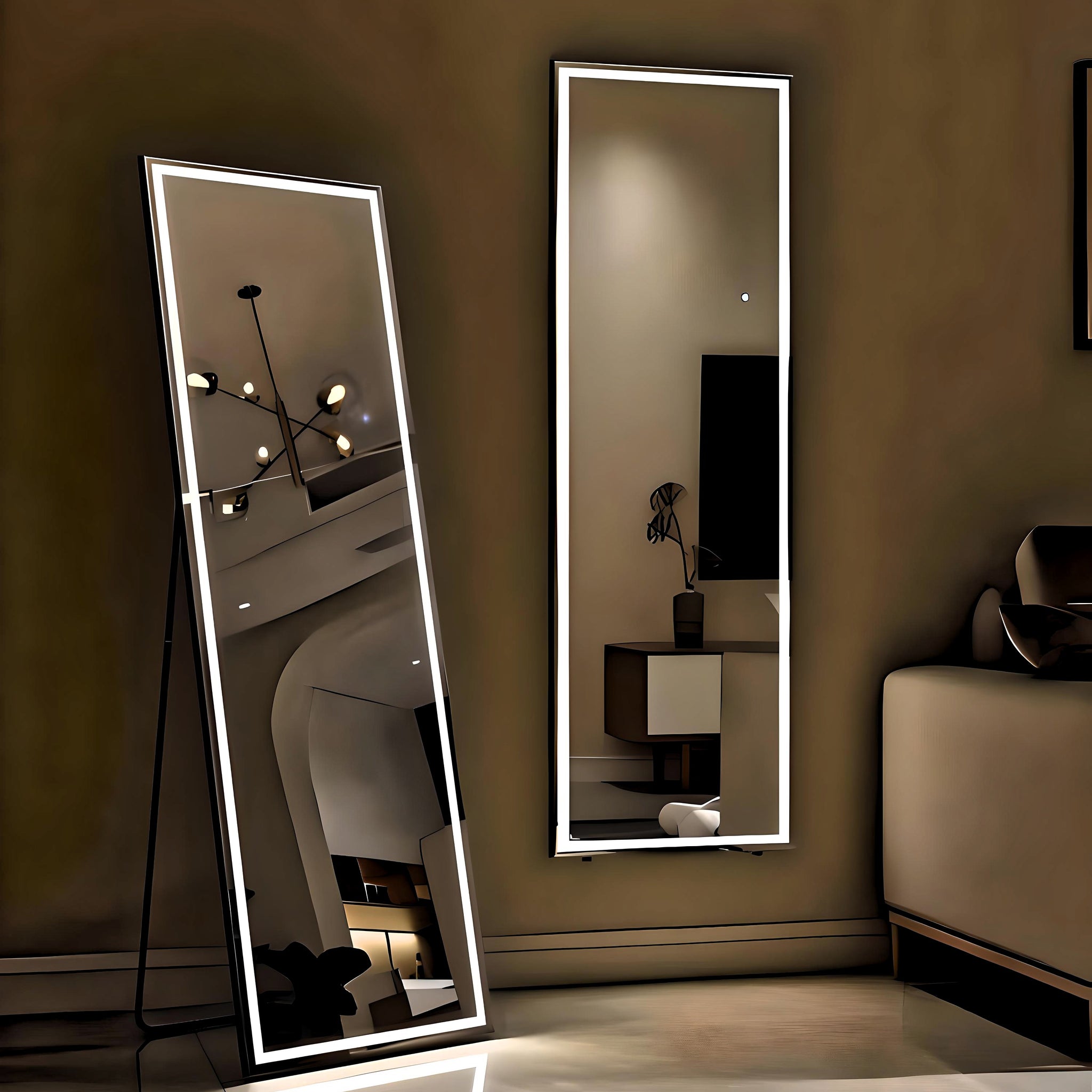 LED Standing Mirror