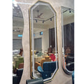 Tall Octagon LED Mirror by Glassonomic – Premium full-length vertical mirror with aluminium frame and inbuilt LED lighting

